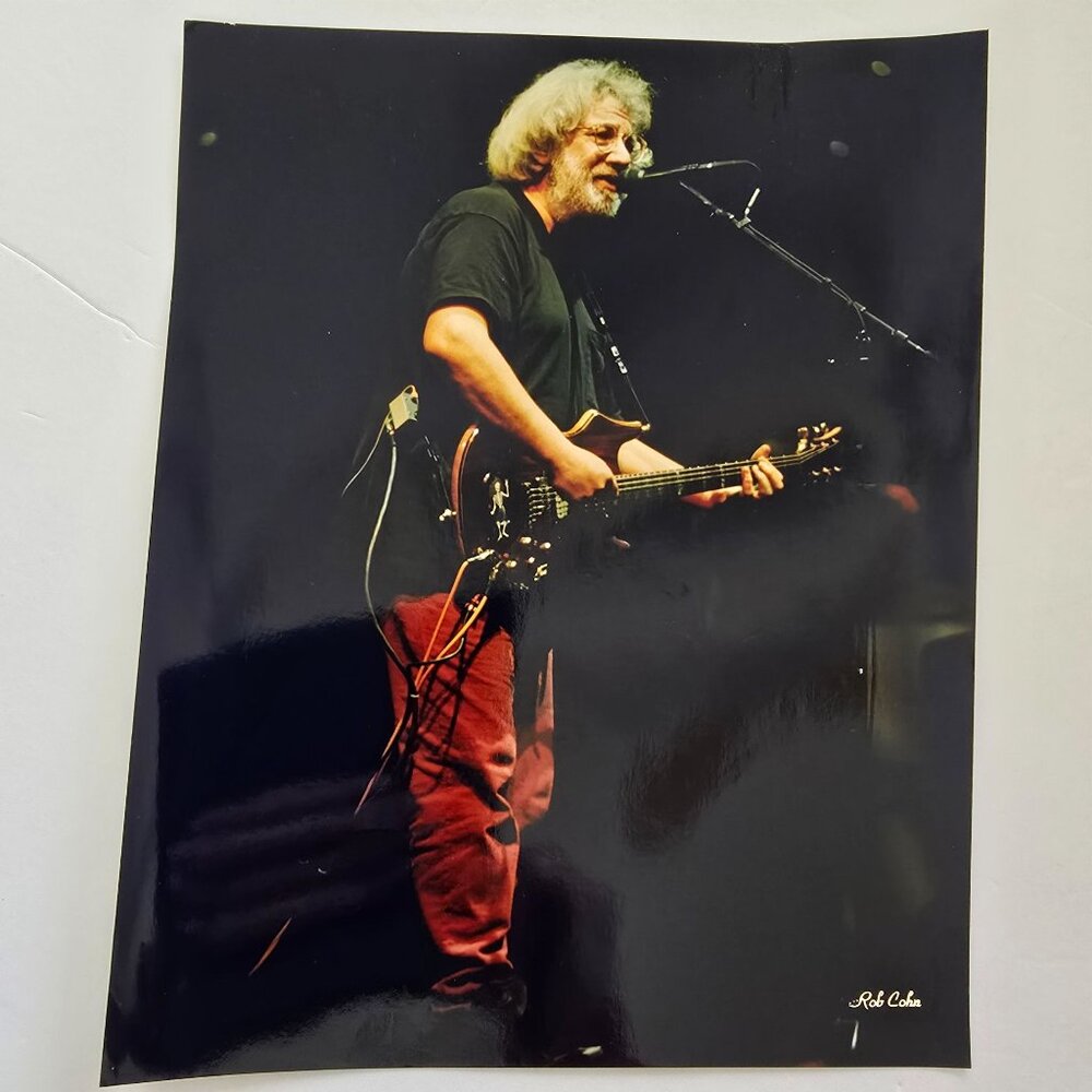 Jerry Garcia Photo Print By Rob Cohn Licensed By Estate Of Jerry Garcia